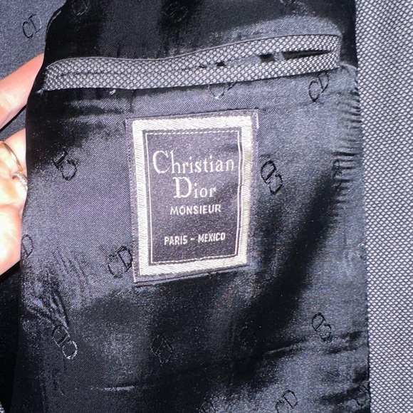 Men’s Christian Dior Blazer Suit Jacket Size 46 Long - Picture 4 of 4